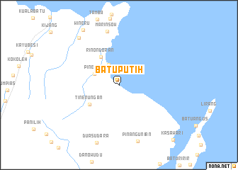 map of Batuputih