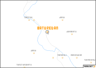 map of Baturedan
