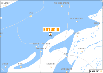 map of Baturia