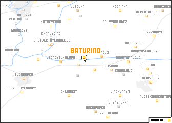 map of Baturino