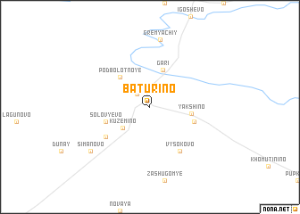 map of Baturino