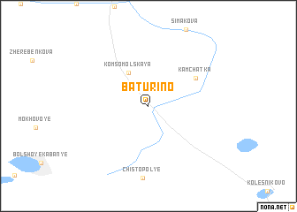 map of Baturino