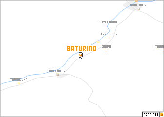 map of Baturino