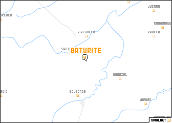 map of Baturité