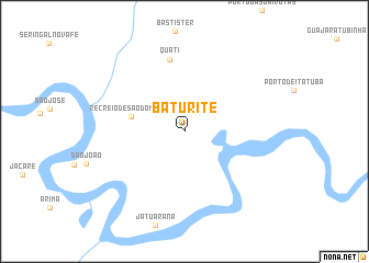 map of Baturité