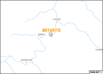 map of Baturité