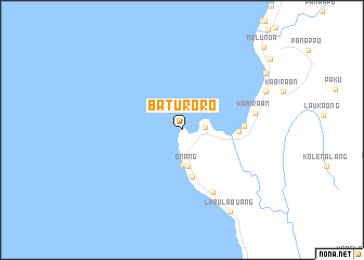 map of Baturoro