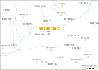 map of Baturovka
