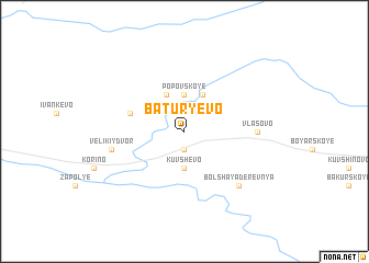 map of Batur\