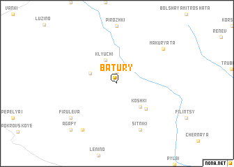 map of Batury