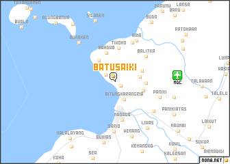 map of Batusaiki