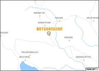 map of Batusangkar