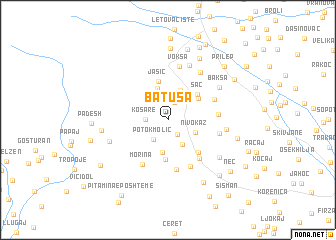 map of Batuša