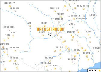 map of Batusitanduk