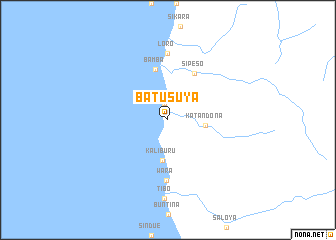 map of Batusuya