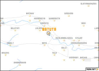 map of Bătuţa