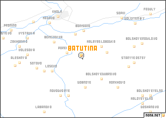 map of Batutina