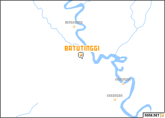 map of Batutinggi