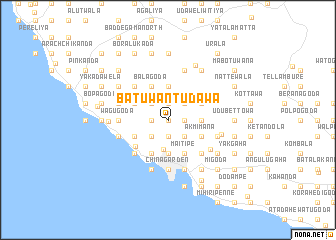 map of Batuwantudawa