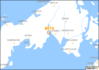 map of Batu