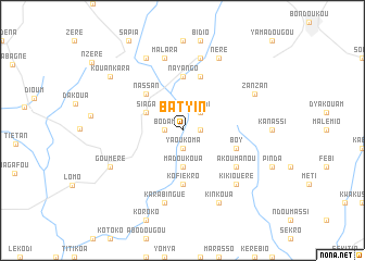 map of Batyin