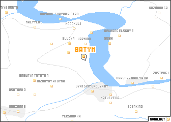 map of Batym