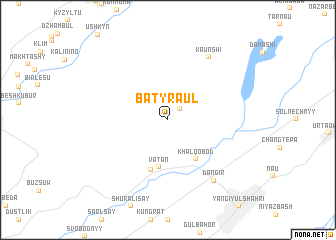 map of (( Batyr-Aul ))