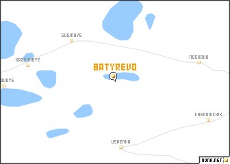 map of Batyrevo