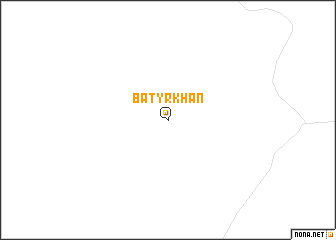 map of Batyrkhan
