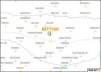 map of Batyyuv