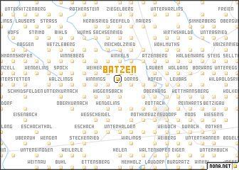 map of Batzen