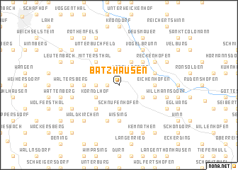 map of Batzhausen