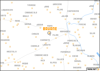 map of Bauane