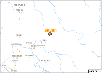 map of Bauan