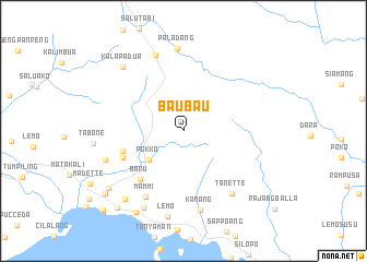 map of Baubau