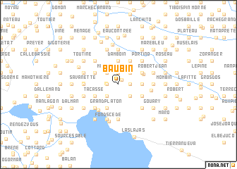 map of Baubin