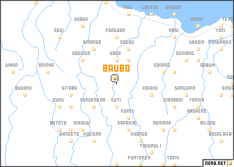 map of Baubo