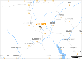 map of Baucarit