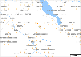 map of Bauche