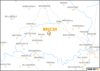 map of Baucom