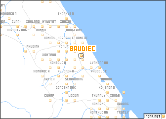 map of Bàu Diếc