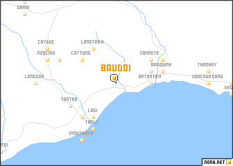 map of Bàu Dòi