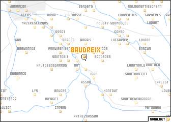 map of Baudreix