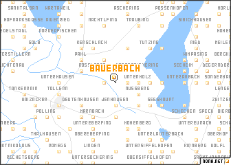 map of Bauerbach