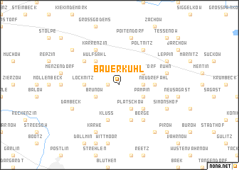 map of Bauerkuhl