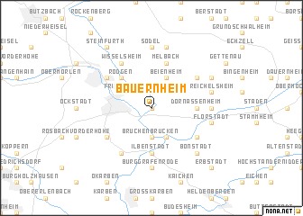 map of Bauernheim