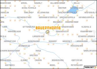 map of Bauernhörne