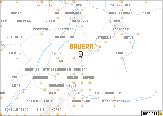 map of Bauern