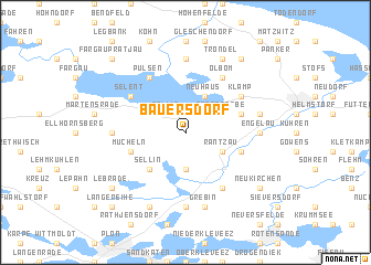 map of Bauersdorf