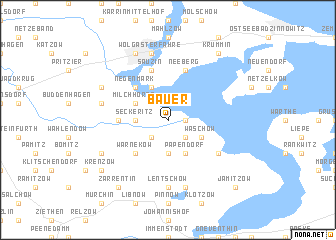 map of Bauer